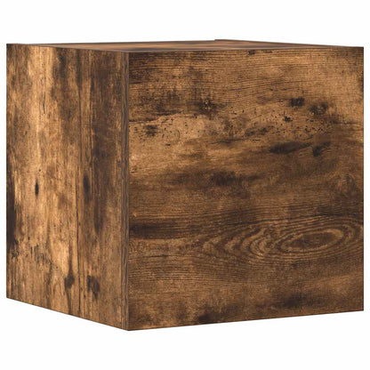 vidaXL 4 Piece TV Cabinet Set Smoked Oak Engineered Wood
