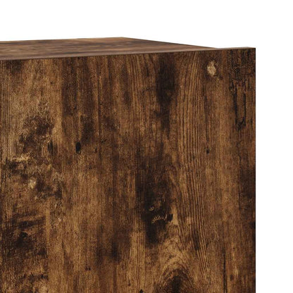 vidaXL 4 Piece TV Cabinet Set Smoked Oak Engineered Wood
