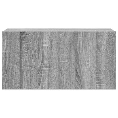 vidaXL 4 Piece TV Cabinet Set Grey Sonoma Engineered Wood