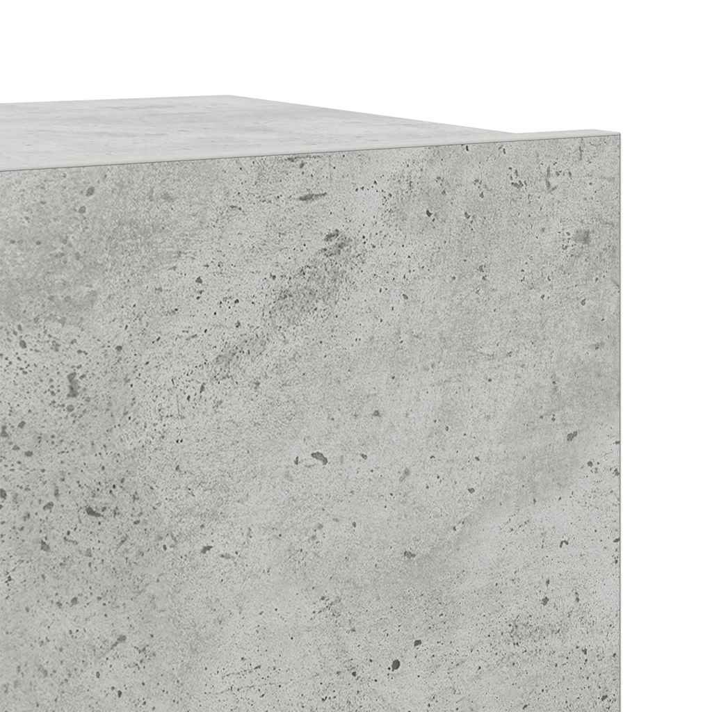 vidaXL 4 Piece TV Cabinet Set Concrete Grey Engineered Wood