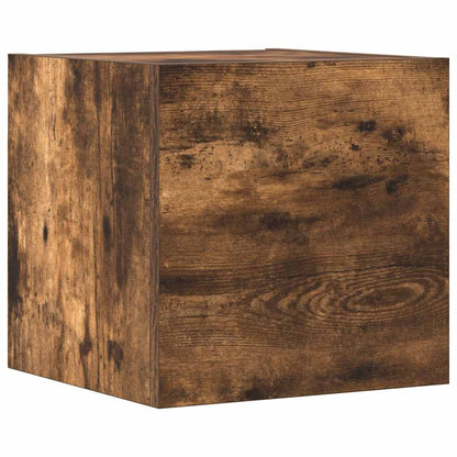 vidaXL 4 Piece TV Cabinet Set Smoked Oak Engineered Wood