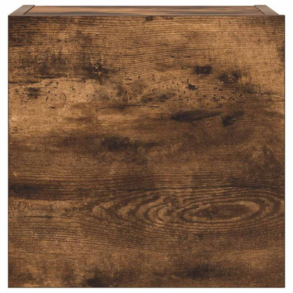 vidaXL 4 Piece TV Cabinet Set Smoked Oak Engineered Wood