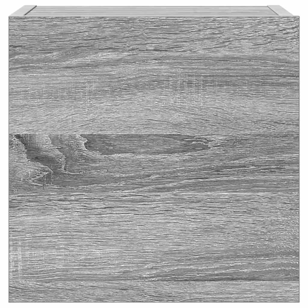 vidaXL 4 Piece TV Cabinet Set Grey Sonoma Engineered Wood