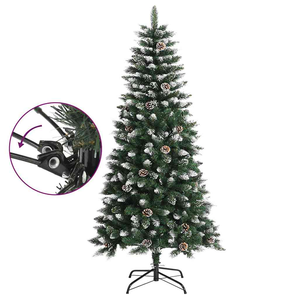vidaXL Artificial Christmas Tree with Stand Green 120 cm PVC