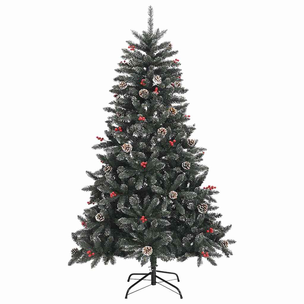 vidaXL Artificial Christmas Tree with Stand Green 120 cm PVC