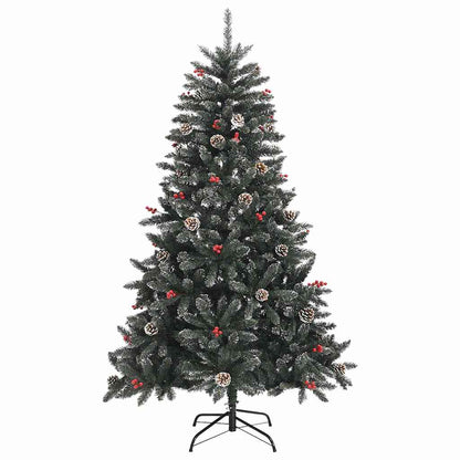 vidaXL Artificial Christmas Tree with Stand Green 120 cm PVC