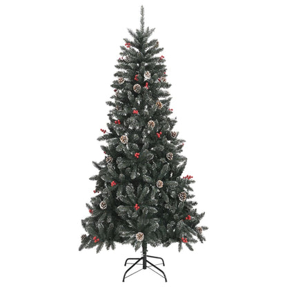 vidaXL Artificial Christmas Tree with Stand Green 240 cm PVC
