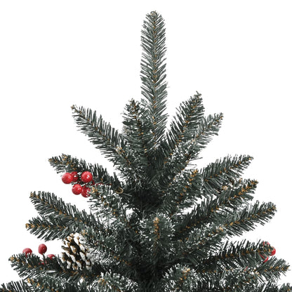 vidaXL Artificial Christmas Tree with Stand Green 240 cm PVC