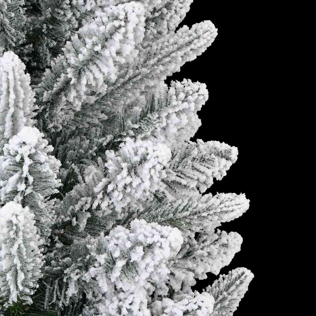 vidaXL Artificial Christmas Tree with Flocked Snow 120 cm PVC&PE