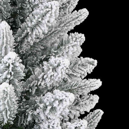 vidaXL Artificial Christmas Tree with Flocked Snow 120 cm PVC&PE