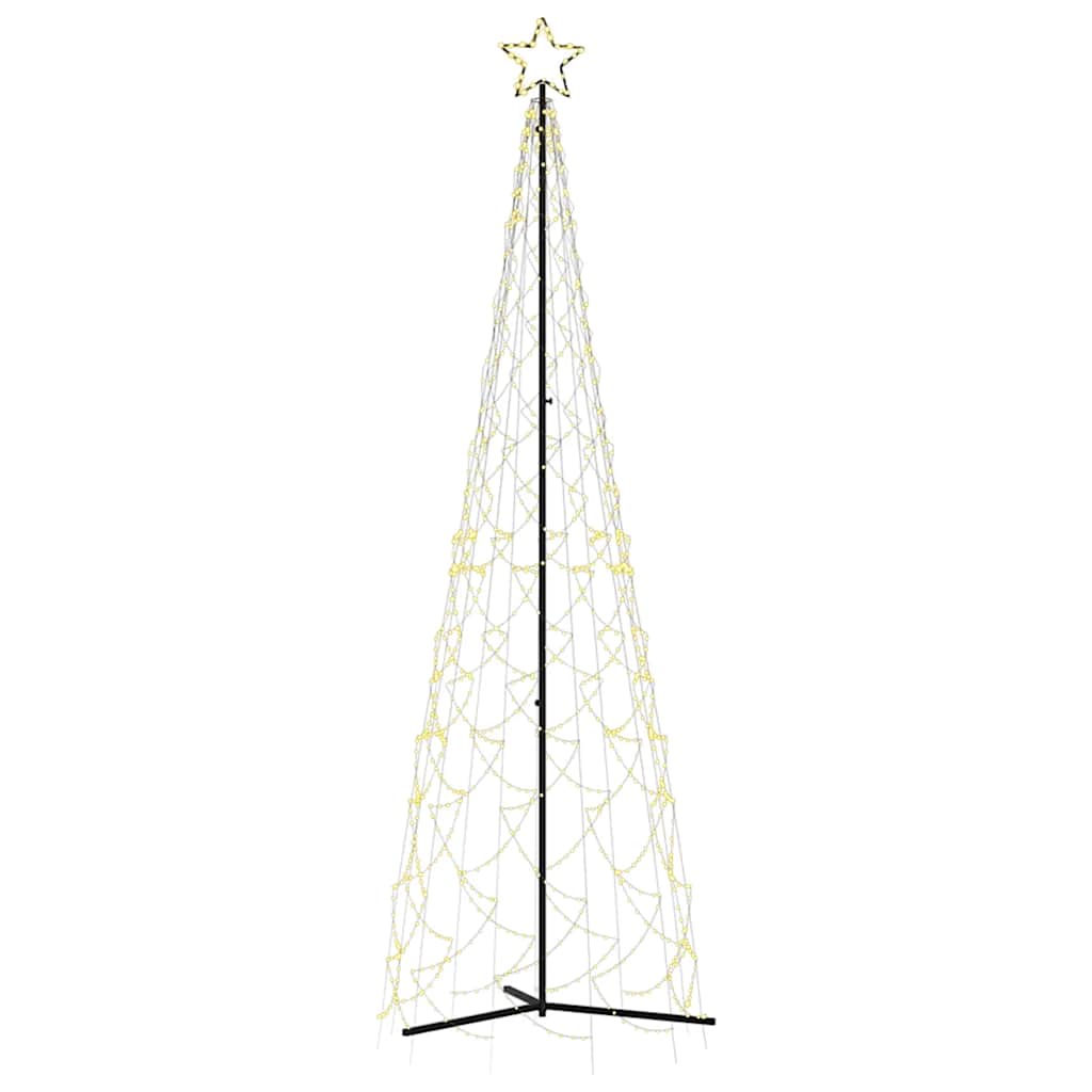 vidaXL Christmas Cone Tree Warm White 500 LEDs 100x300 cm