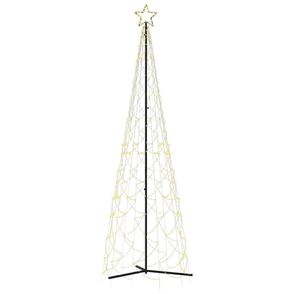 vidaXL Christmas Cone Tree Warm White 500 LEDs 100x300 cm