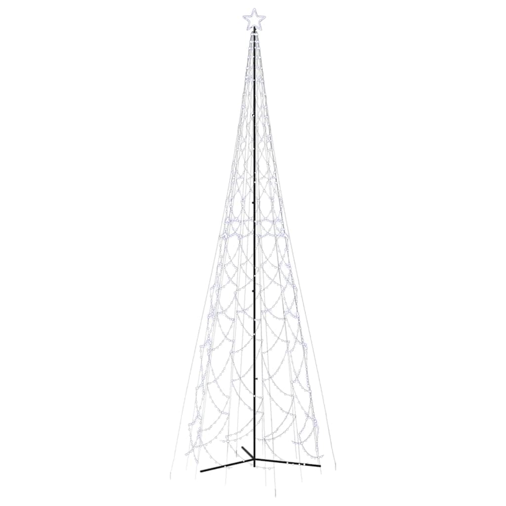 vidaXL Christmas Cone Tree Cold White 3000 LEDs 230x800 cm