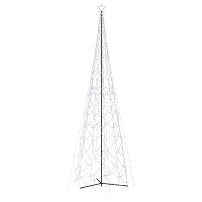 vidaXL Christmas Cone Tree Cold White 3000 LEDs 230x800 cm