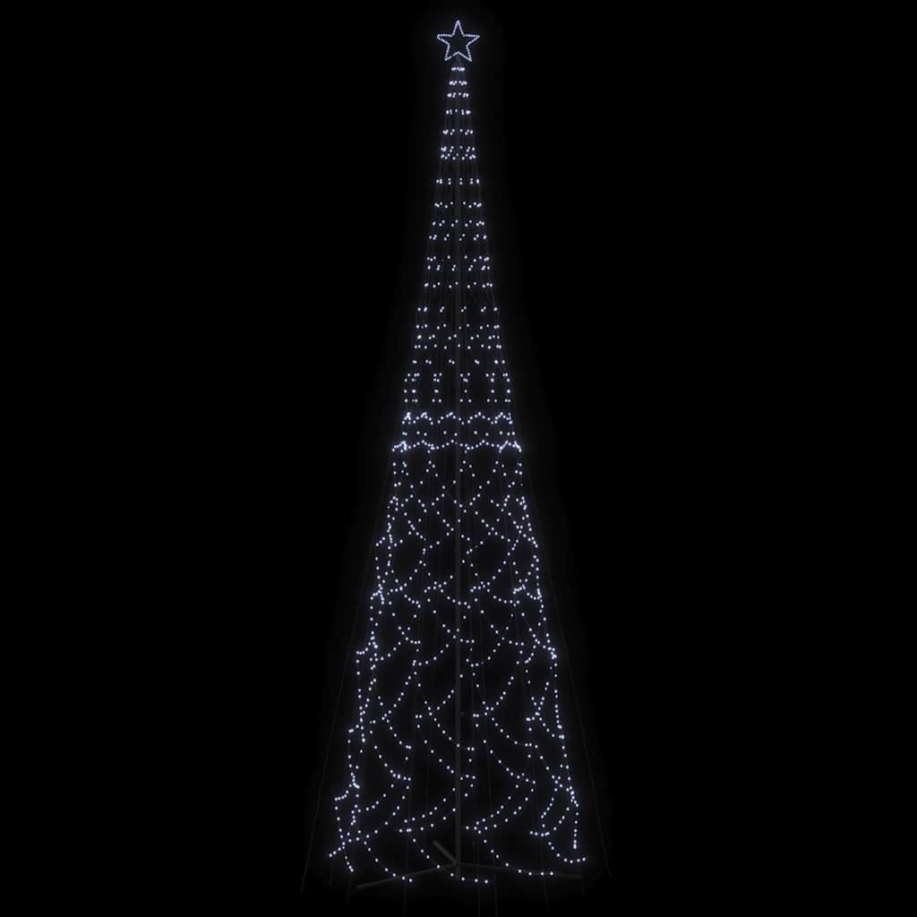 vidaXL Christmas Cone Tree Cold White 3000 LEDs 230x800 cm