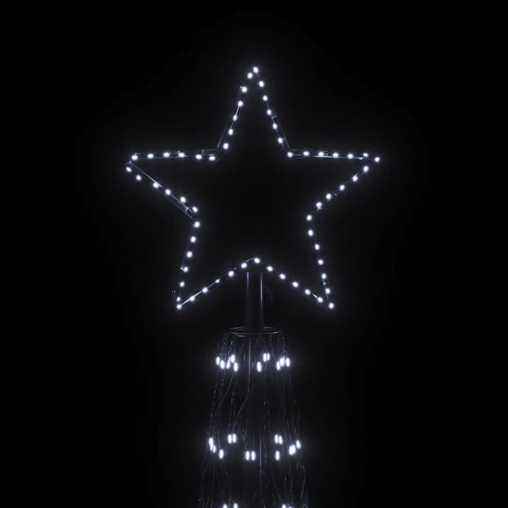vidaXL Christmas Cone Tree Cold White 3000 LEDs 230x800 cm