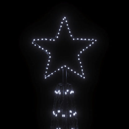 vidaXL Christmas Cone Tree Cold White 3000 LEDs 230x800 cm