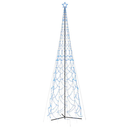 vidaXL Christmas Cone Tree Blue 3000 LEDs 230x800 cm