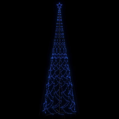 vidaXL Christmas Cone Tree Blue 3000 LEDs 230x800 cm