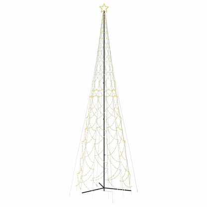 vidaXL Christmas Cone Tree Warm White 3000 LEDs 230x800 cm