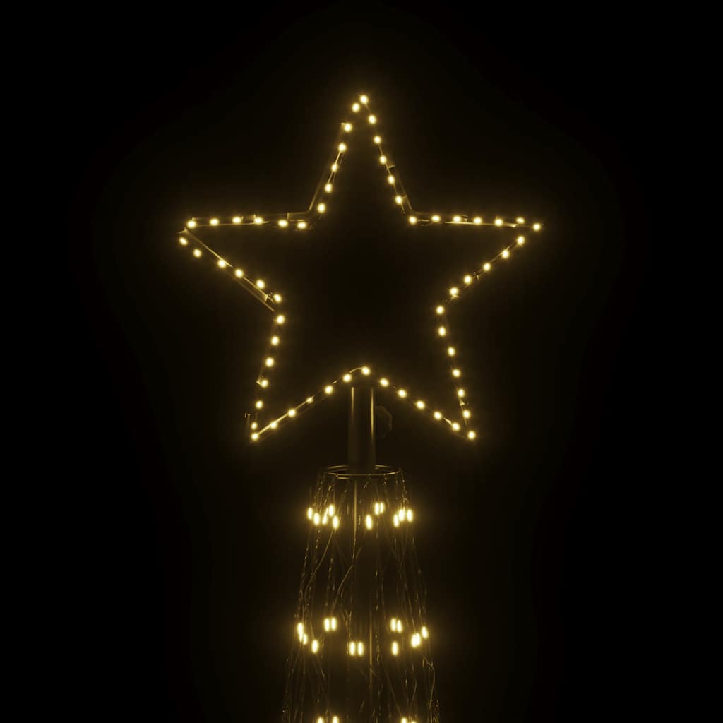 vidaXL Christmas Cone Tree Warm White 3000 LEDs 230x800 cm