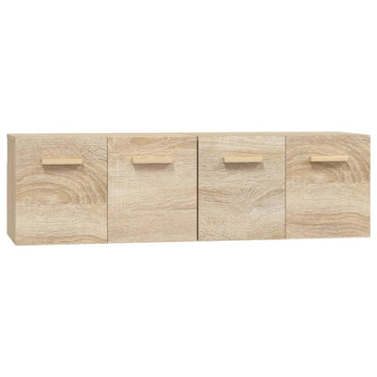 vidaXL Wall Cabinets 2 pcs Sonoma Oak 60x36.5x35 cm Engineered Wood