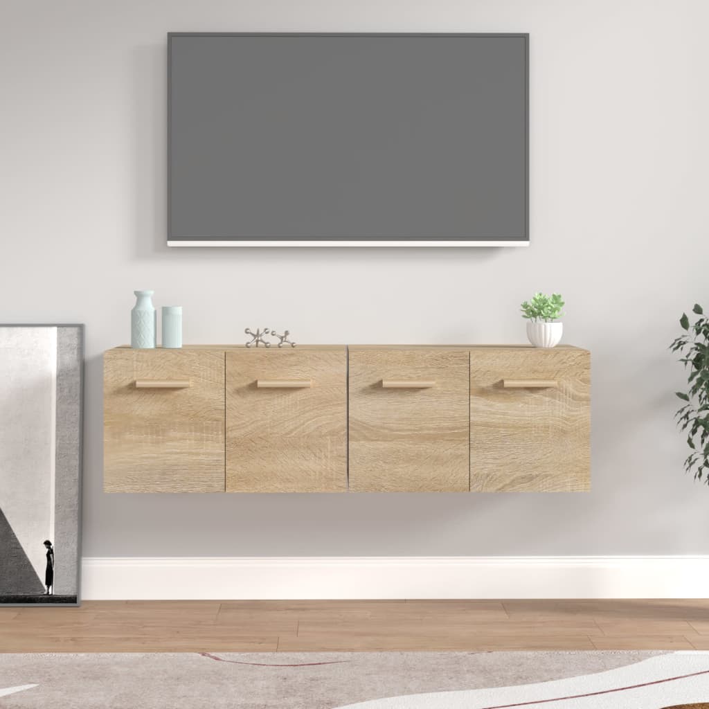 vidaXL Wall Cabinets 2 pcs Sonoma Oak 60x36.5x35 cm Engineered Wood
