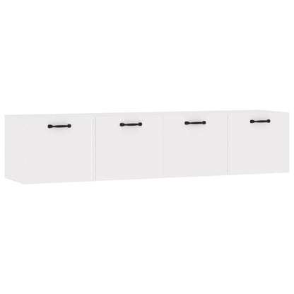 vidaXL Wall Cabinets 2 pcs White 60x36.5x35 cm Engineered Wood