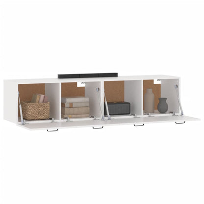 vidaXL Wall Cabinets 2 pcs White 60x36.5x35 cm Engineered Wood