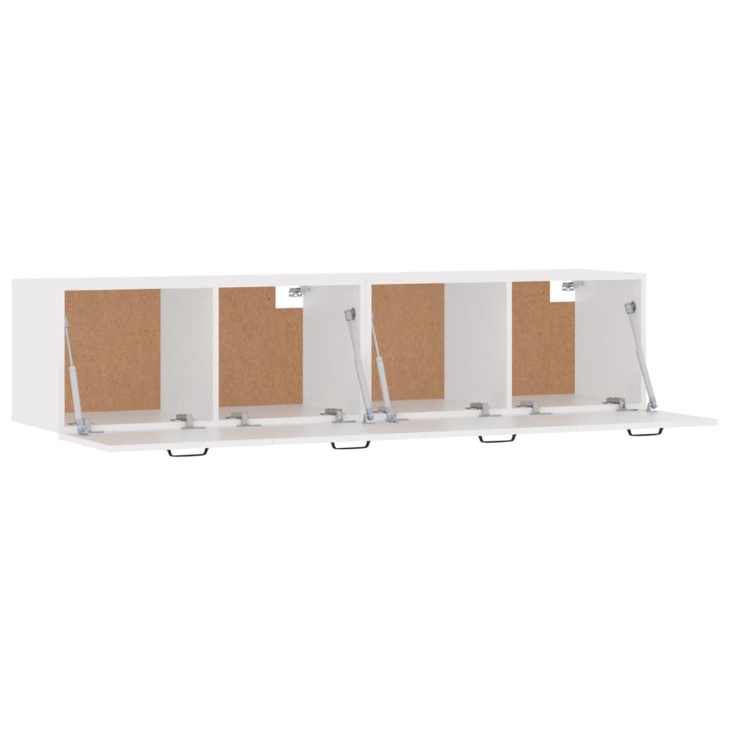 vidaXL Wall Cabinets 2 pcs White 60x36.5x35 cm Engineered Wood