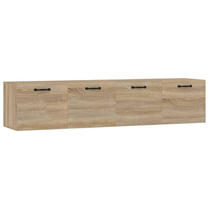 vidaXL Wall Cabinets 2 pcs Sonoma Oak 60x36.5x35 cm Engineered Wood
