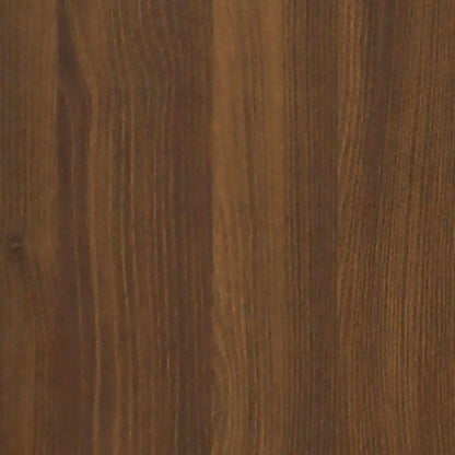 vidaXL Wall Cabinets 2 pcs Brown Oak 60x36.5x35 cm Engineered Wood