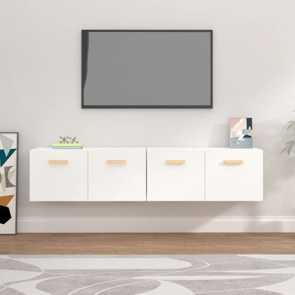 vidaXL Wall Cabinets 2 pcs White 80x35x36.5 cm Engineered Wood