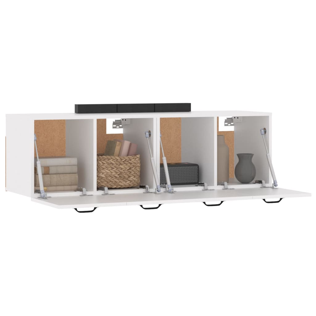 vidaXL Wall Cabinets 2 pcs White 80x35x36.5 cm Engineered Wood