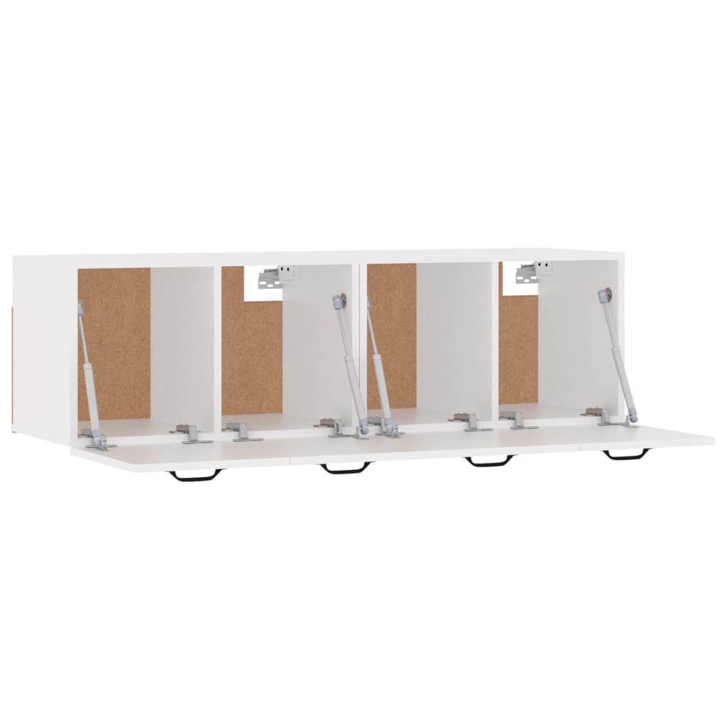 vidaXL Wall Cabinets 2 pcs White 80x35x36.5 cm Engineered Wood