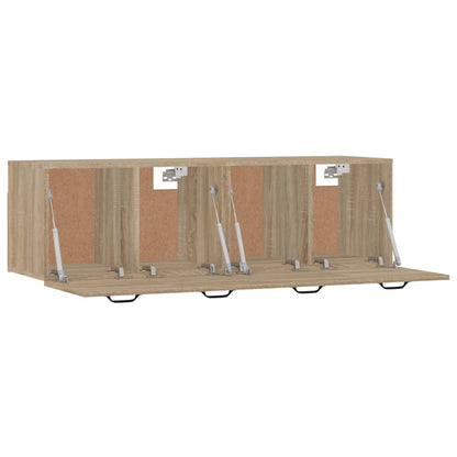 vidaXL Wall Cabinets 2 pcs Sonoma Oak 80x35x36.5 cm Engineered Wood
