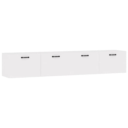 vidaXL Wall Cabinets 2 pcs White 100x36.5x35 cm Engineered Wood