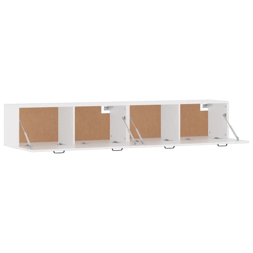 vidaXL Wall Cabinets 2 pcs White 100x36.5x35 cm Engineered Wood
