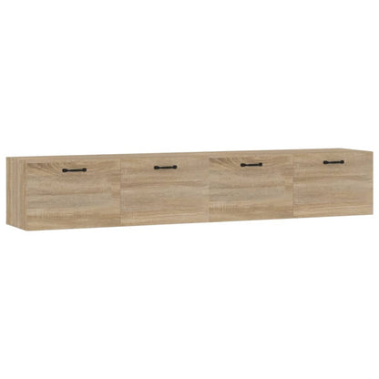 vidaXL Wall Cabinets 2 pcs Sonoma Oak 100x36.5x35 cm Engineered Wood