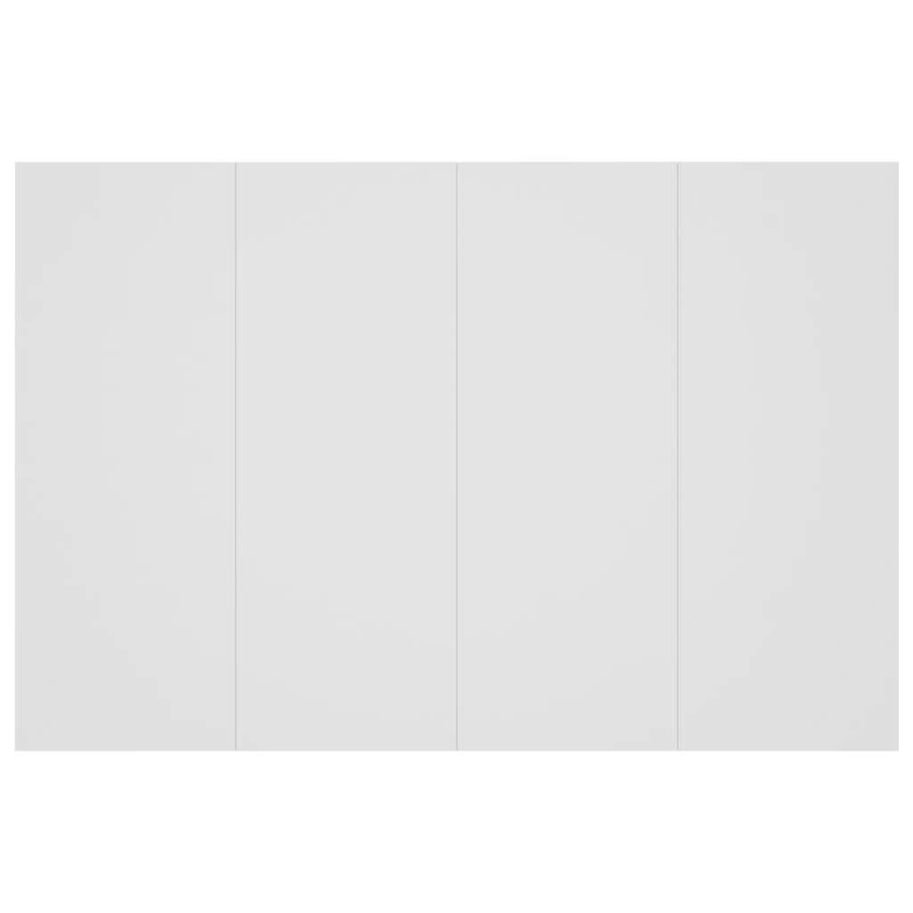 vidaXL Bed Headboard with Cabinets White Engineered Wood