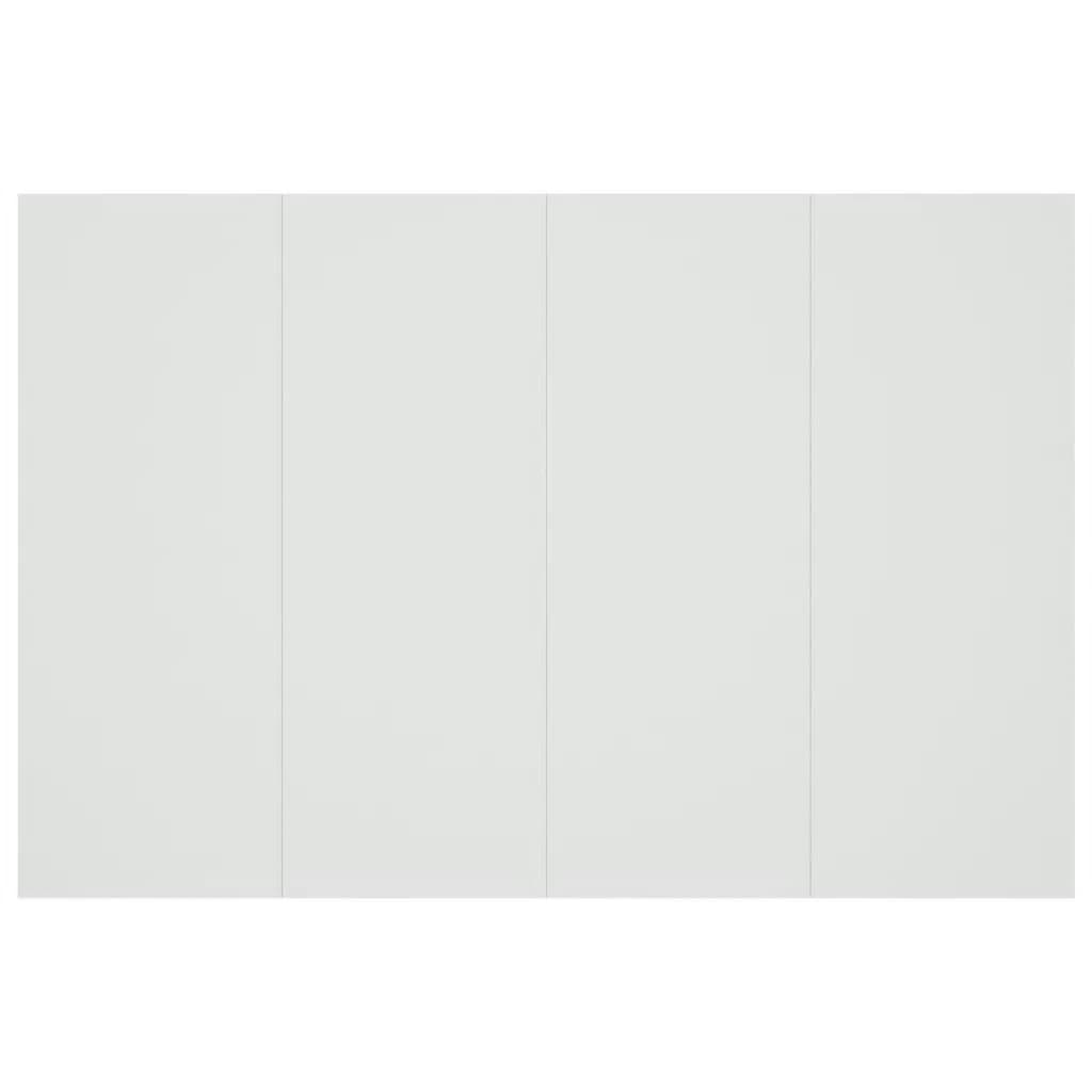 vidaXL Bed Headboard with Cabinets White Engineered Wood