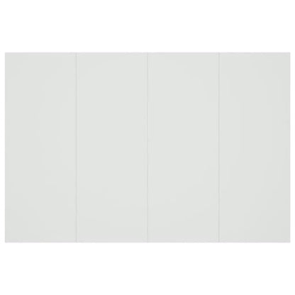 vidaXL Bed Headboard with Cabinets White Engineered Wood