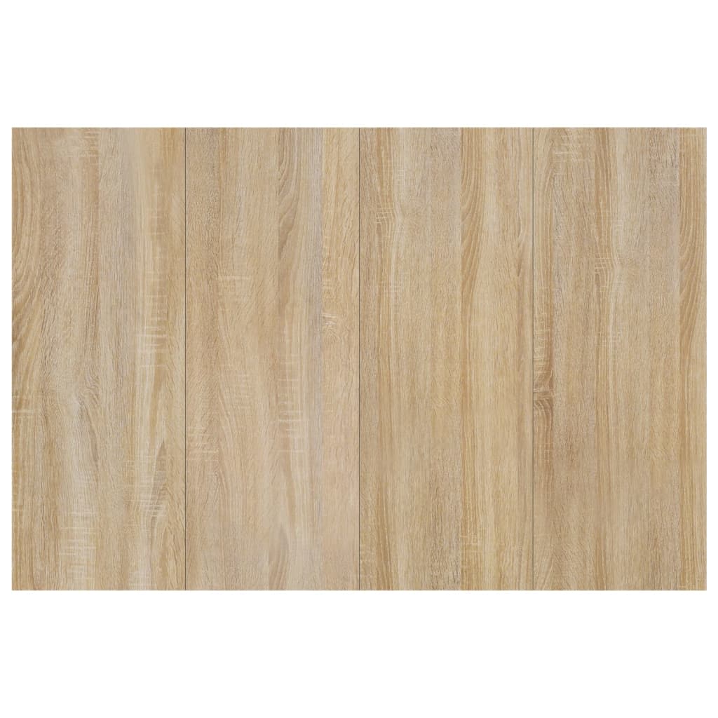 vidaXL Bed Headboard with Cabinets Sonoma Oak Engineered Wood