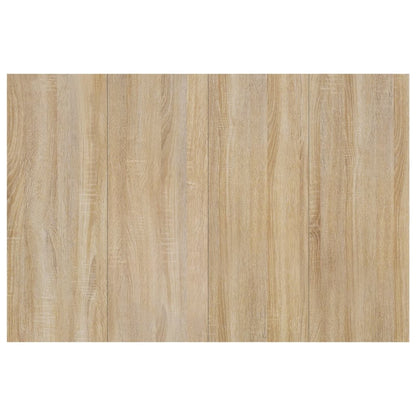 vidaXL Bed Headboard with Cabinets Sonoma Oak Engineered Wood
