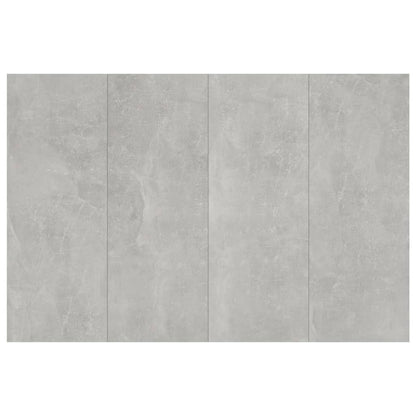 vidaXL Bed Headboard with Cabinets Concrete Grey Engineered Wood