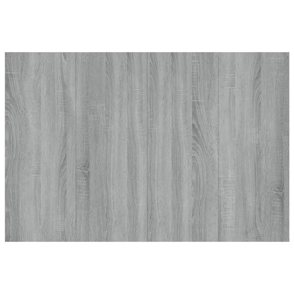 vidaXL Bed Headboard with Cabinets Grey Sonoma Engineered Wood