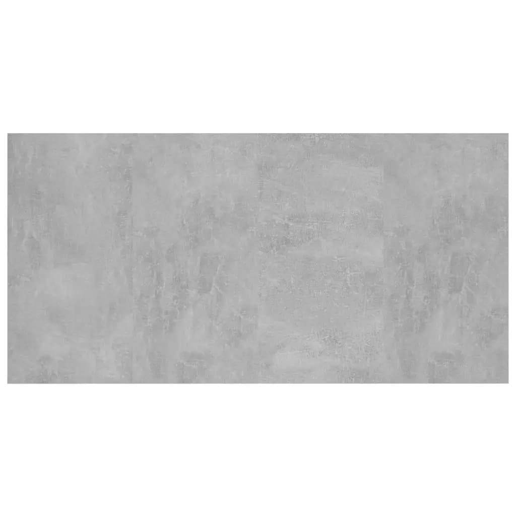 vidaXL Bed Headboard with Cabinets Concrete Grey Engineered Wood