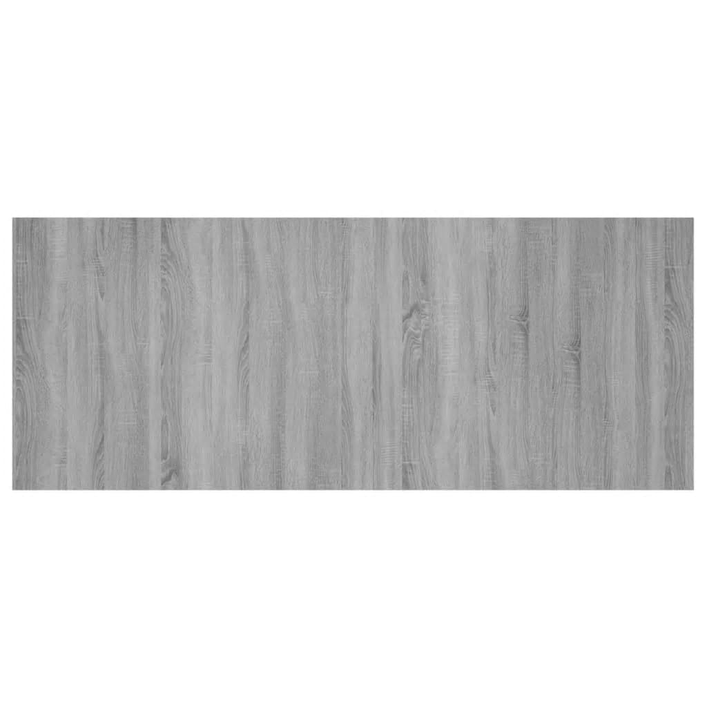 vidaXL Bed Headboard with Cabinets Grey Sonoma Engineered Wood