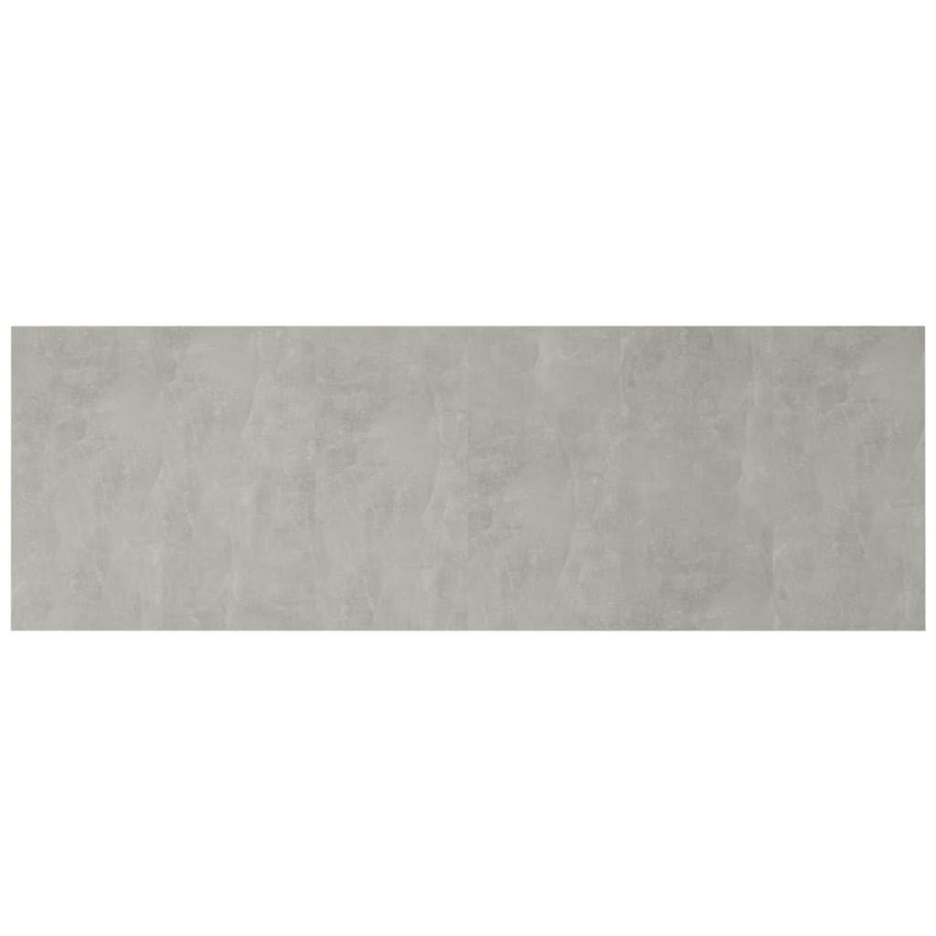 vidaXL Bed Headboard with Cabinets Concrete Grey Engineered Wood