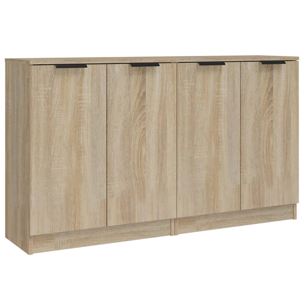 vidaXL Sideboards 2 pcs Sonoma Oak 60x30x70 cm Engineered Wood